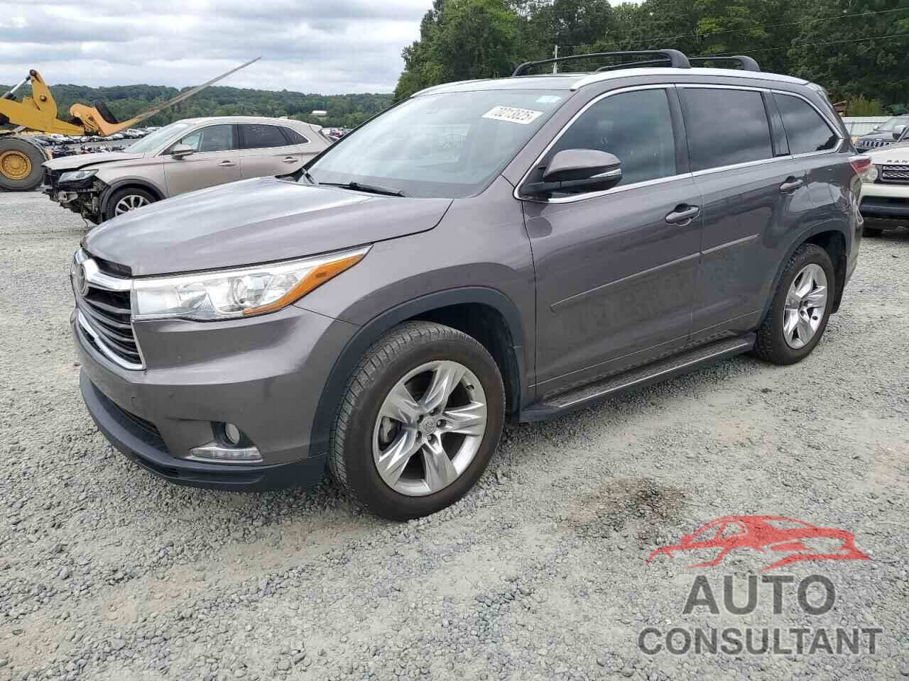 TOYOTA HIGHLANDER 2014 - 5TDDKRFH4ES064284