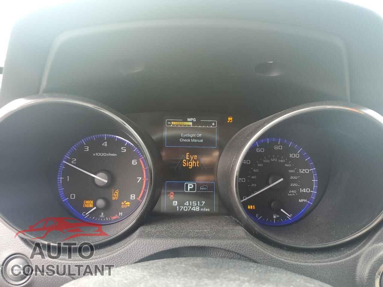 SUBARU OUTBACK 2016 - 4S4BSBNC8G3341930