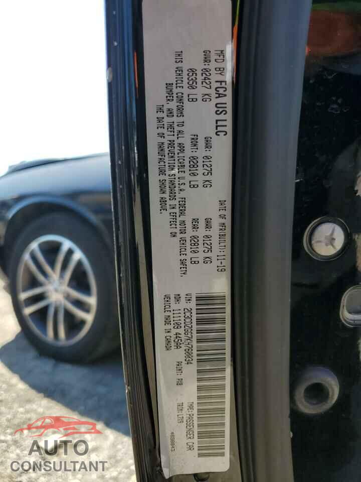 DODGE CHALLENGER 2019 - 2C3CDZGG7KH760034