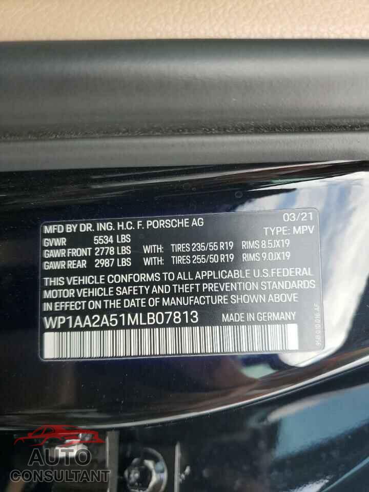PORSCHE MACAN 2021 - WP1AA2A51MLB07813