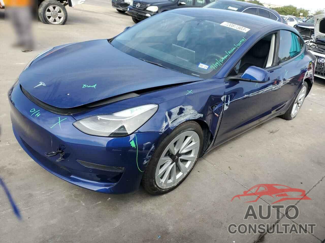 TESLA MODEL 3 2022 - 5YJ3E1EA8NF324974