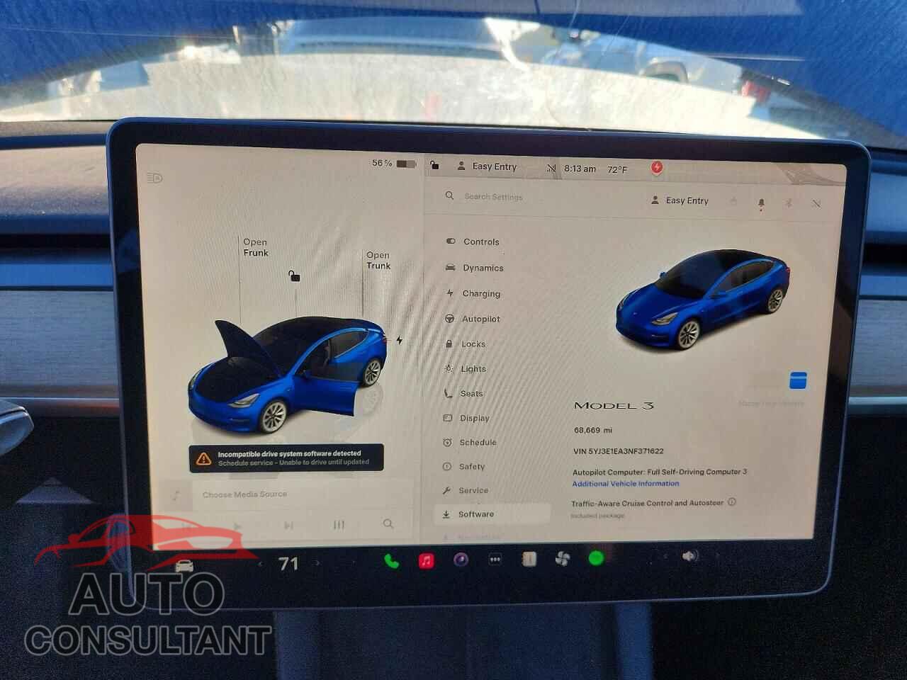 TESLA MODEL 3 2022 - 5YJ3E1EA3NF371622