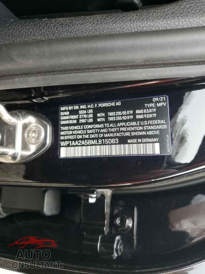 PORSCHE MACAN 2021 - WP1AA2A58MLB15083