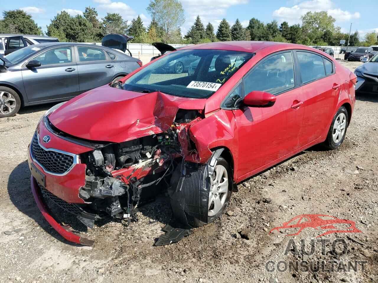 KIA FORTE 2016 - KNAFK4A63G5455403
