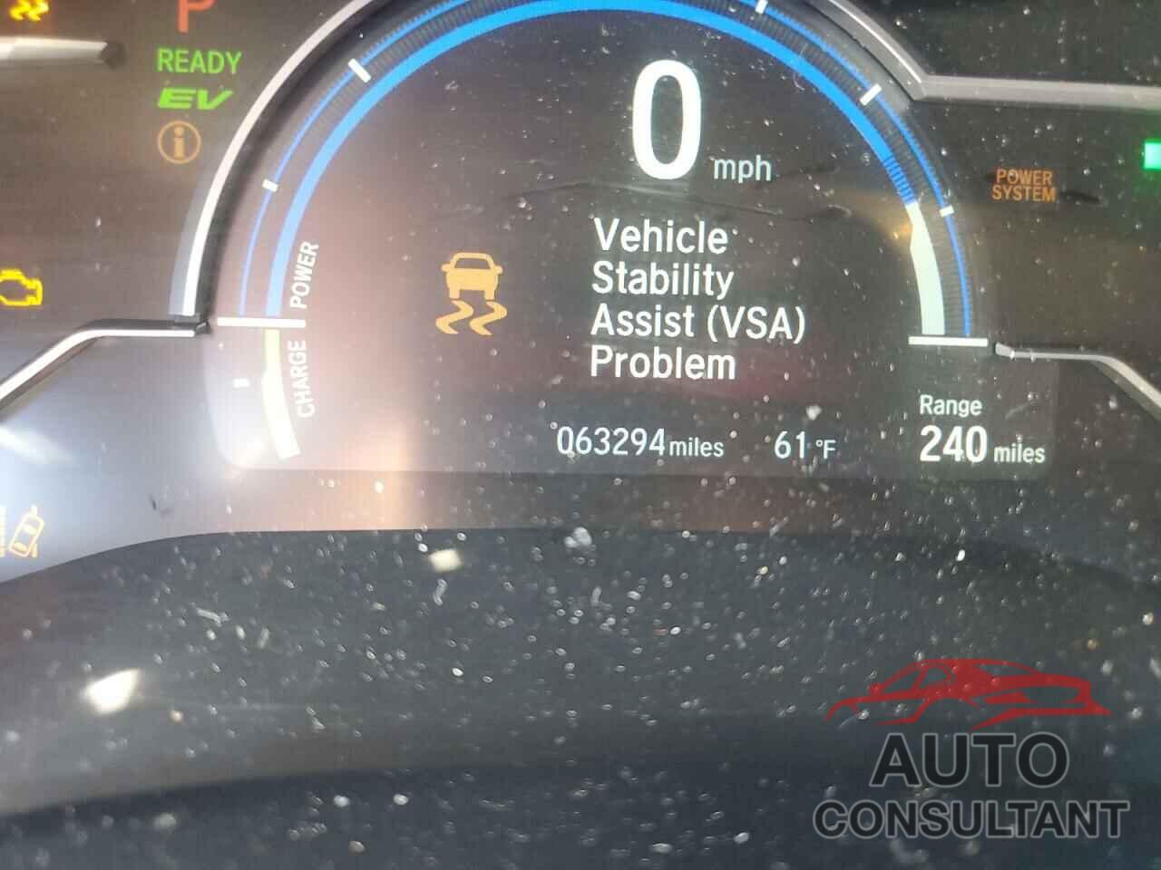 HONDA CLARITY 2018 - JHMZC5F36JC008275