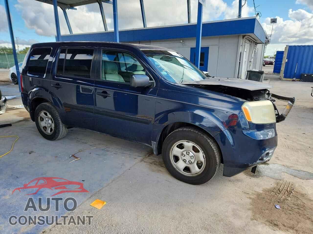 HONDA PILOT 2012 - 5FNYF3H23CB026509