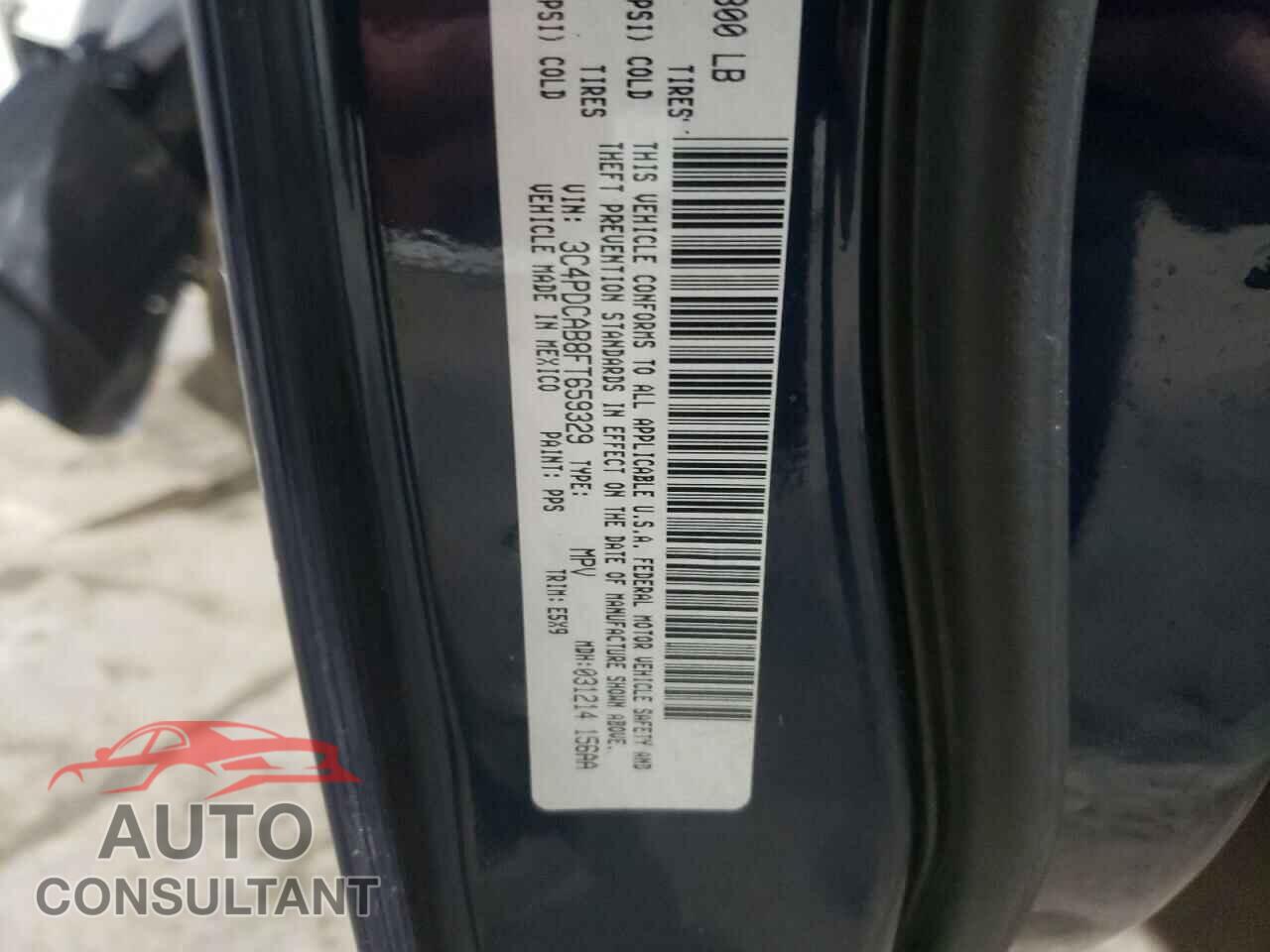 DODGE JOURNEY 2015 - 3C4PDCAB8FT659329