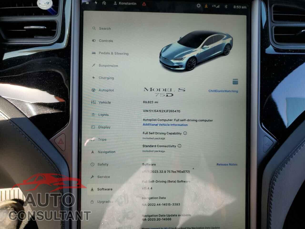 TESLA MODEL S 2018 - 5YJSA1E2XJF265470
