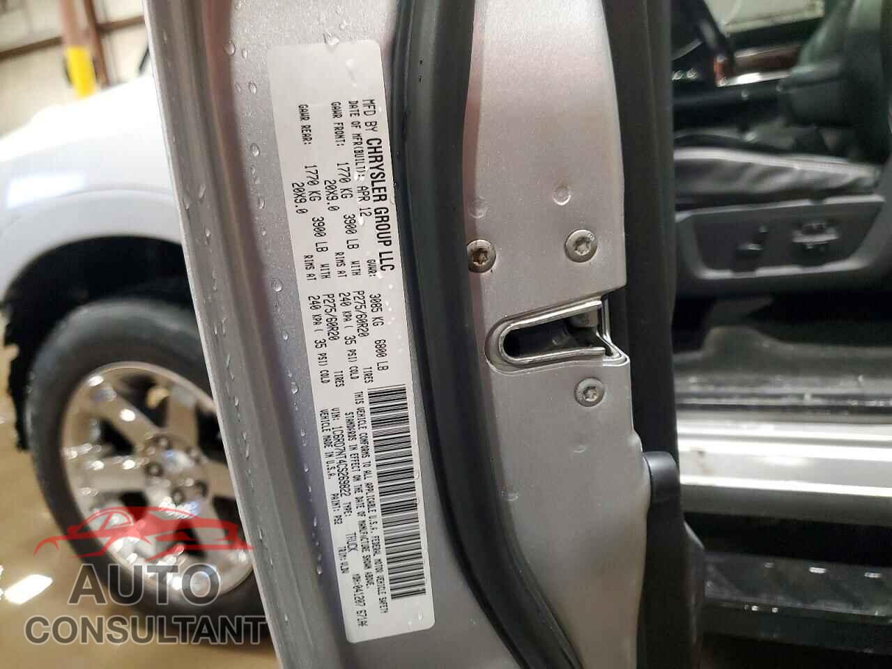DODGE RAM 1500 2012 - 1C6RD7NT4CS269822