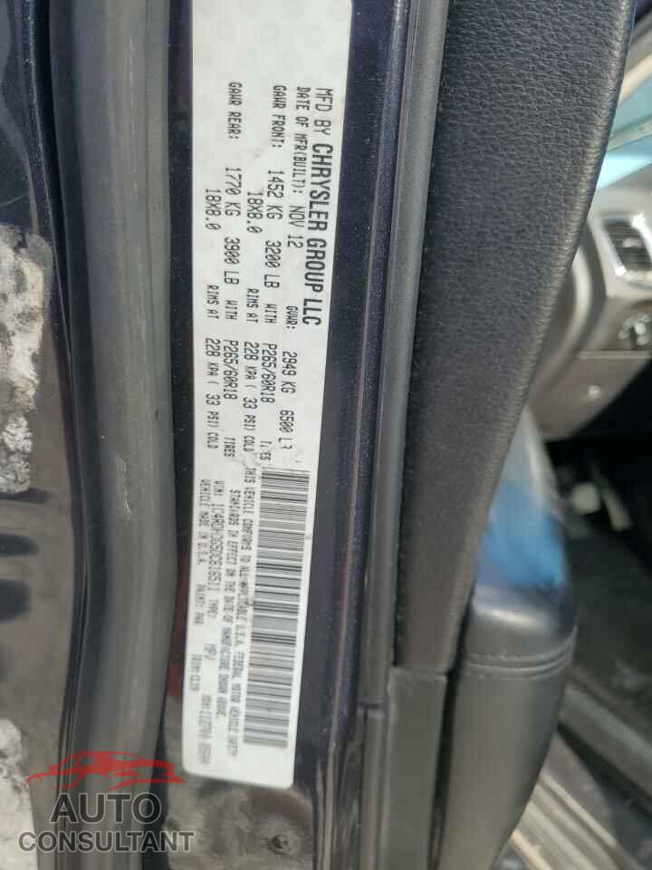 DODGE DURANGO 2013 - 1C4RDHDG5DC616511