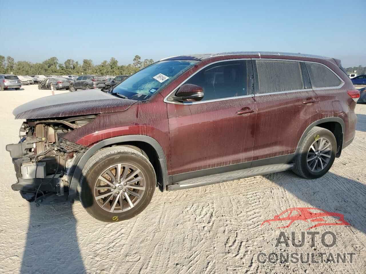 TOYOTA HIGHLANDER 2019 - 5TDKZRFHXKS310804