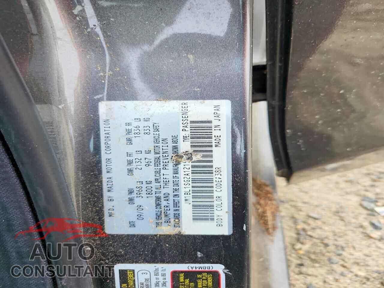 MAZDA 3 2010 - JM1BL1SG2A1215066
