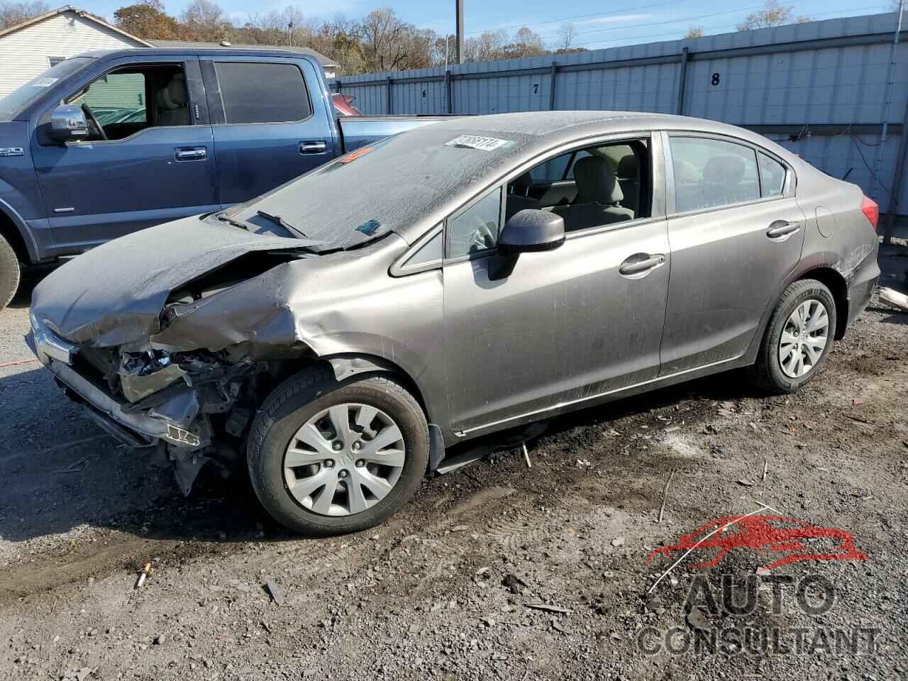 HONDA CIVIC 2012 - 19XFB2F50CE360075