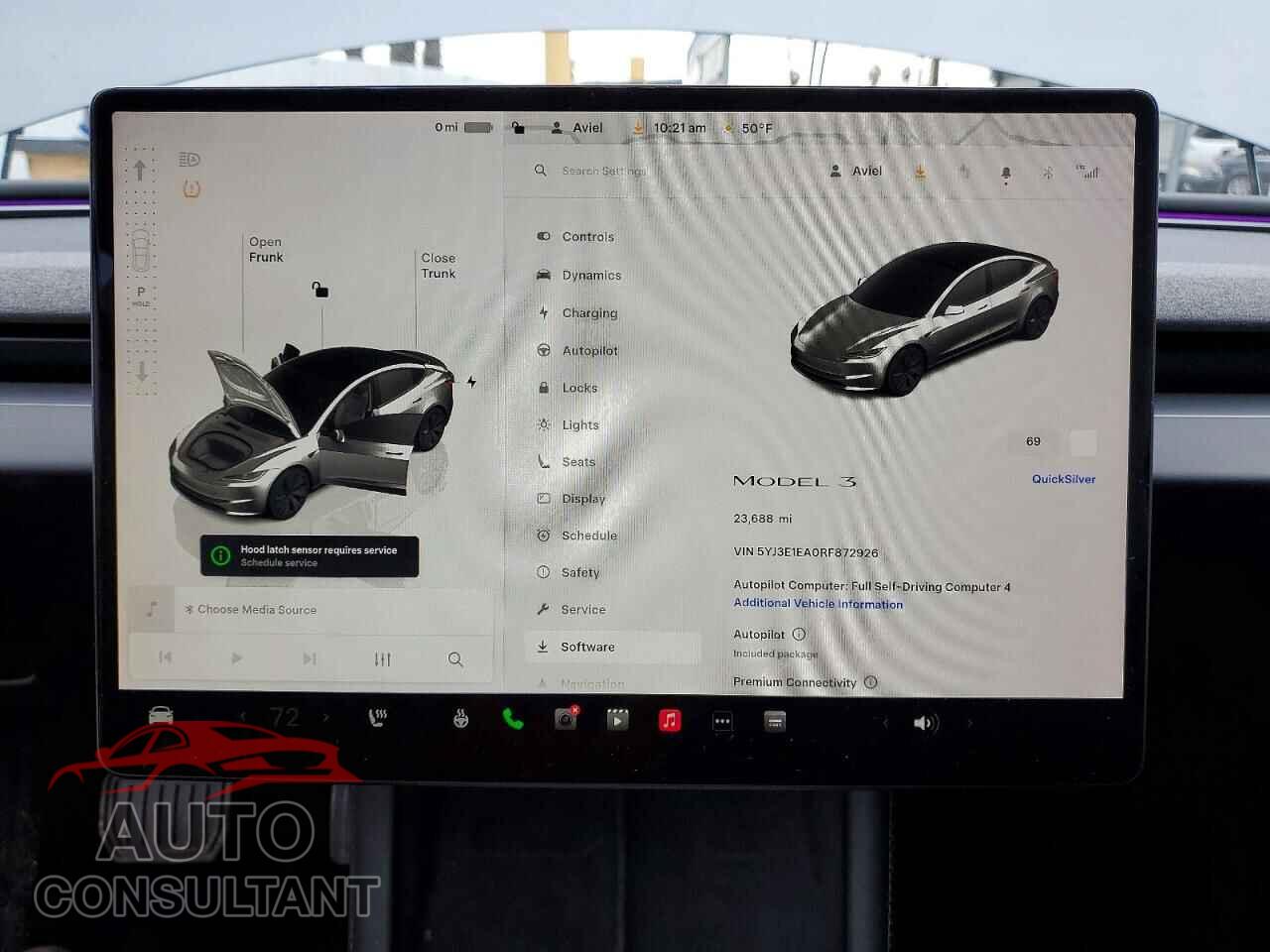 TESLA MODEL 3 2024 - 5YJ3E1EA0RF872926