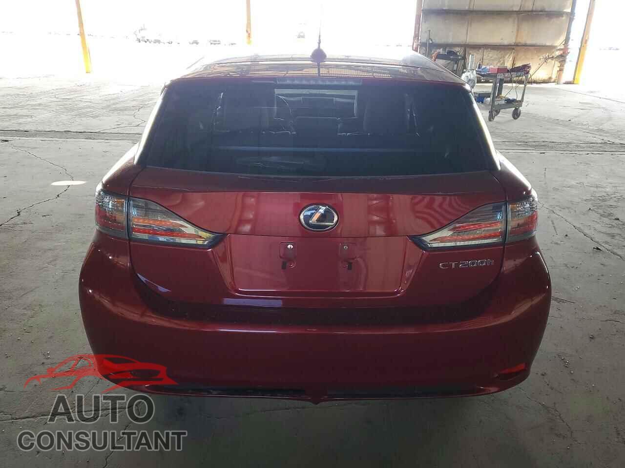 LEXUS CT 200 2012 - JTHKD5BH1C2074516