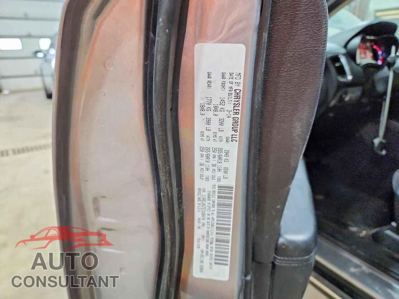 DODGE DURANGO 2014 - 1C4RDJAG7EC438470