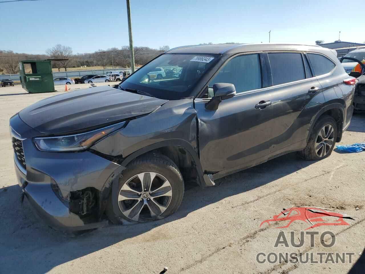 TOYOTA HIGHLANDER 2021 - 5TDGZRBH7MS134213