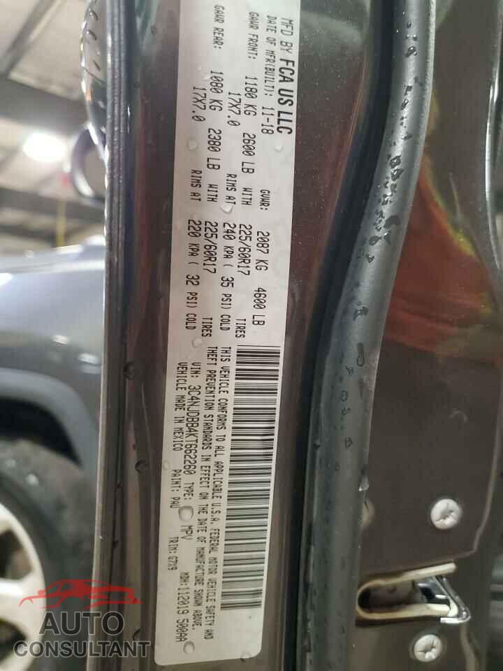 JEEP COMPASS 2019 - 3C4NJDBB4KT662260
