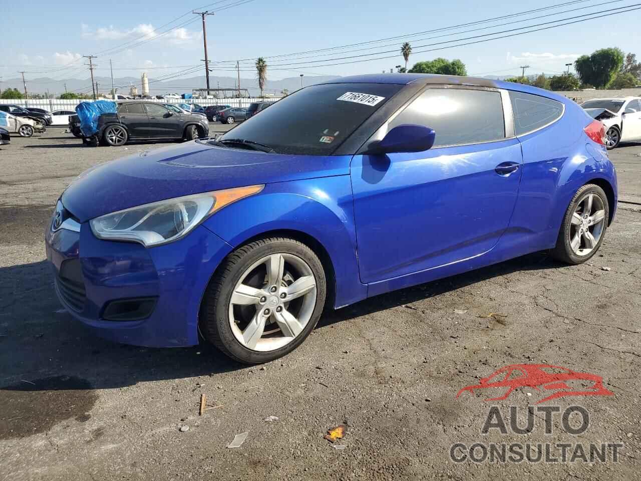 HYUNDAI VELOSTER 2012 - KMHTC6AD5CU051155