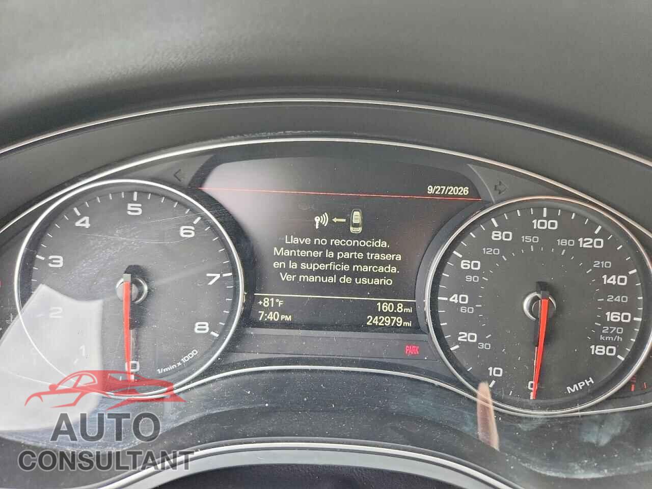 AUDI A6 2013 - WAUHGAFC3DN089395