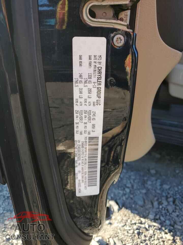 DODGE CARAVAN 2013 - 2C4RDGBG1DR792251