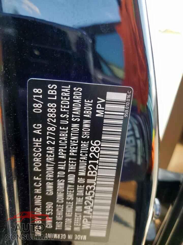 PORSCHE MACAN 2018 - WP1AA2A53JLB21286