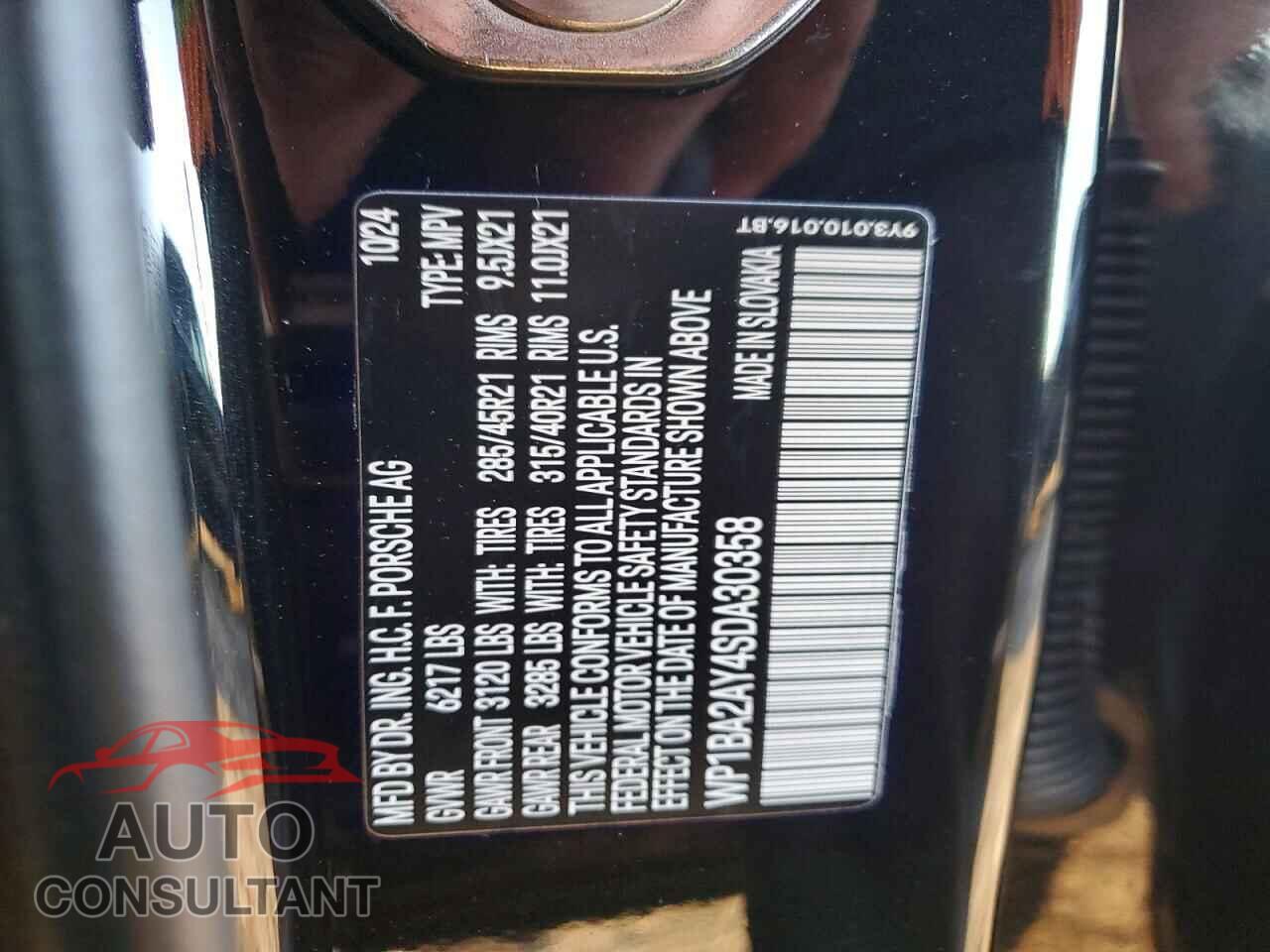 PORSCHE CAYENNE 2025 - WP1BA2AY4SDA30358