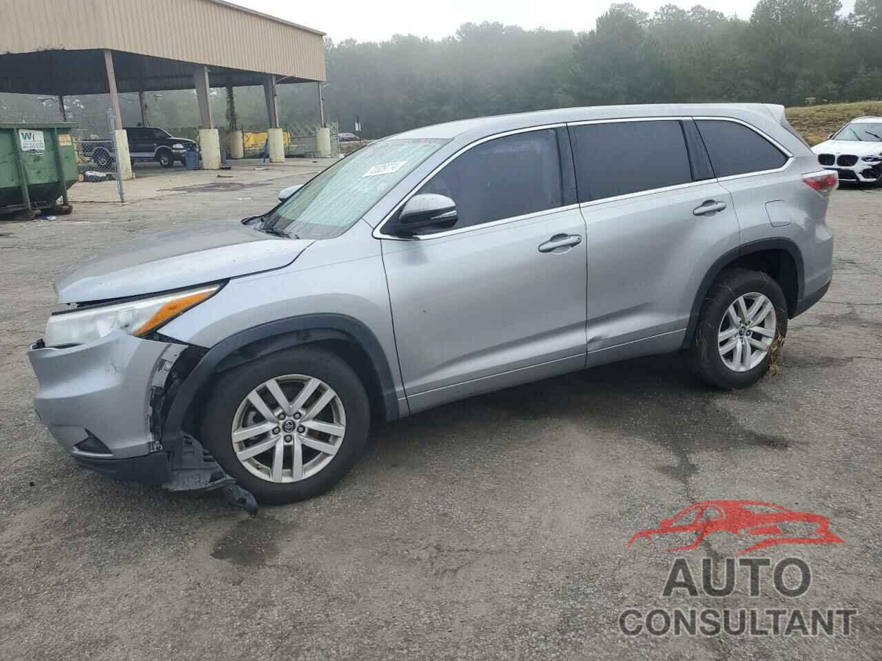 TOYOTA HIGHLANDER 2016 - 5TDZKRFH8GS183870