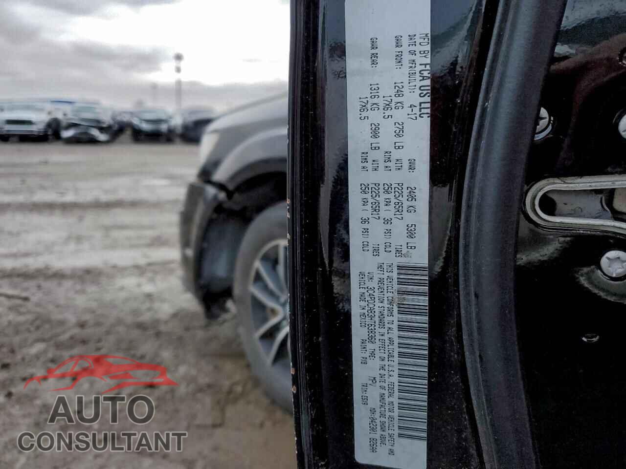 DODGE JOURNEY 2017 - 3C4PDCAB3HT638360