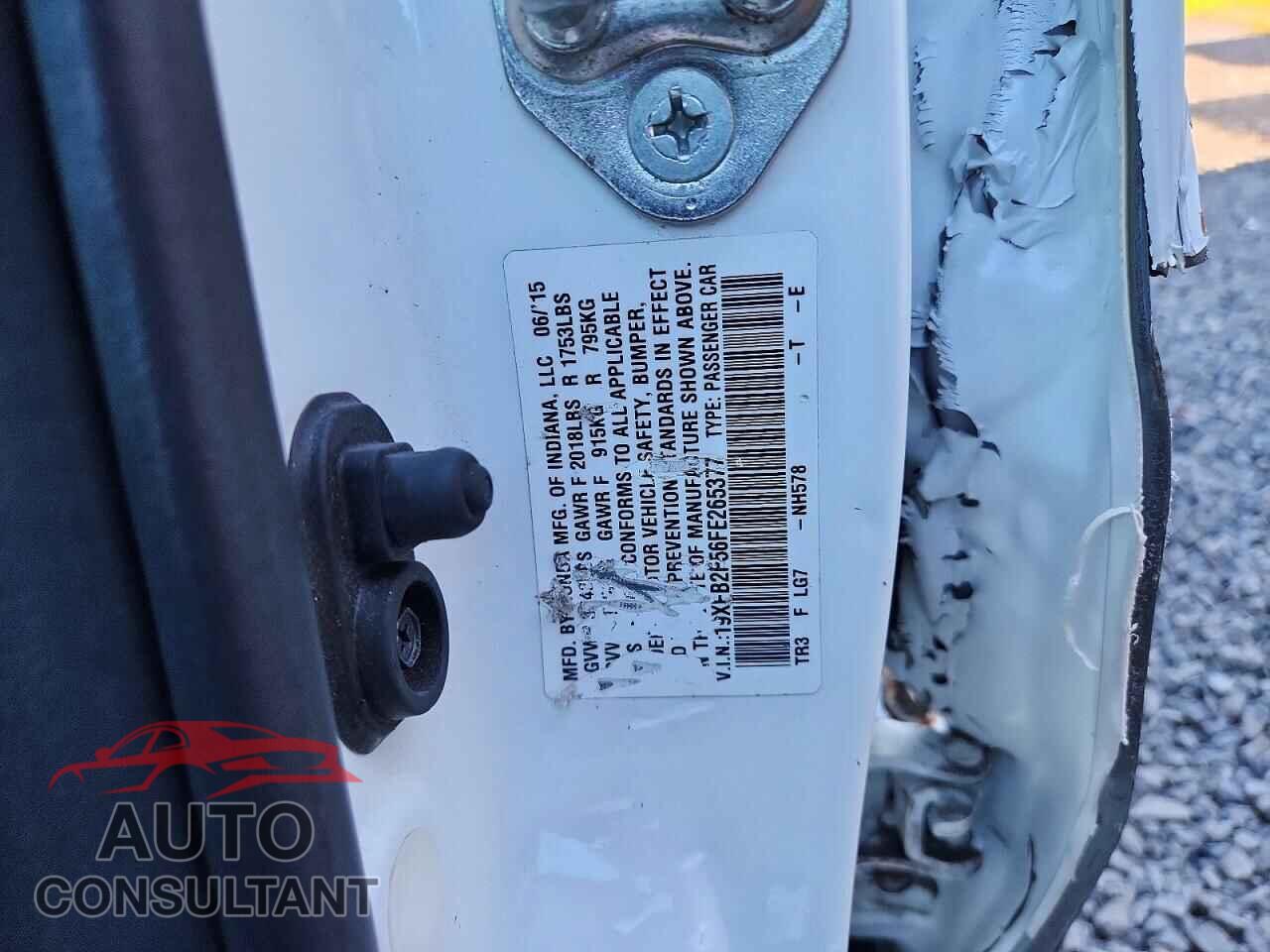 HONDA CIVIC 2015 - 19XFB2F56FE265377
