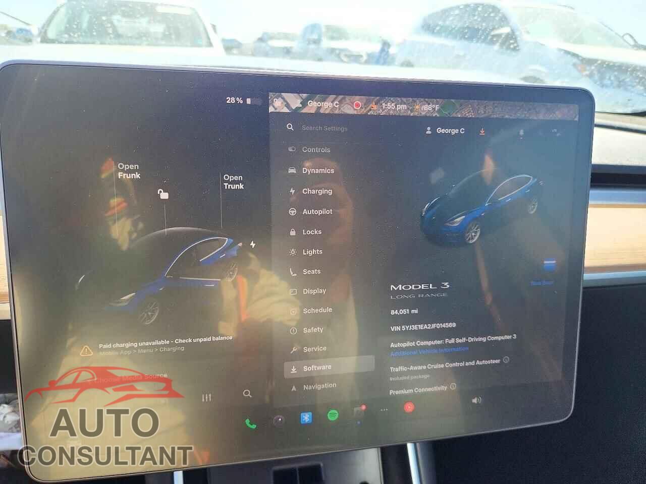 TESLA MODEL 3 2018 - 5YJ3E1EA2JF014569