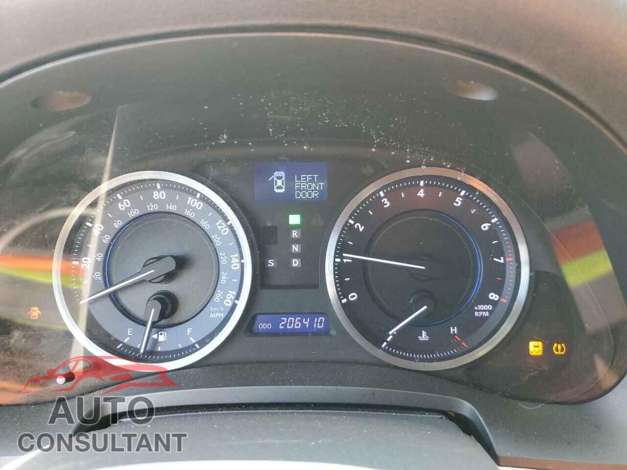 LEXUS IS 2012 - JTHCF5C22C5060468