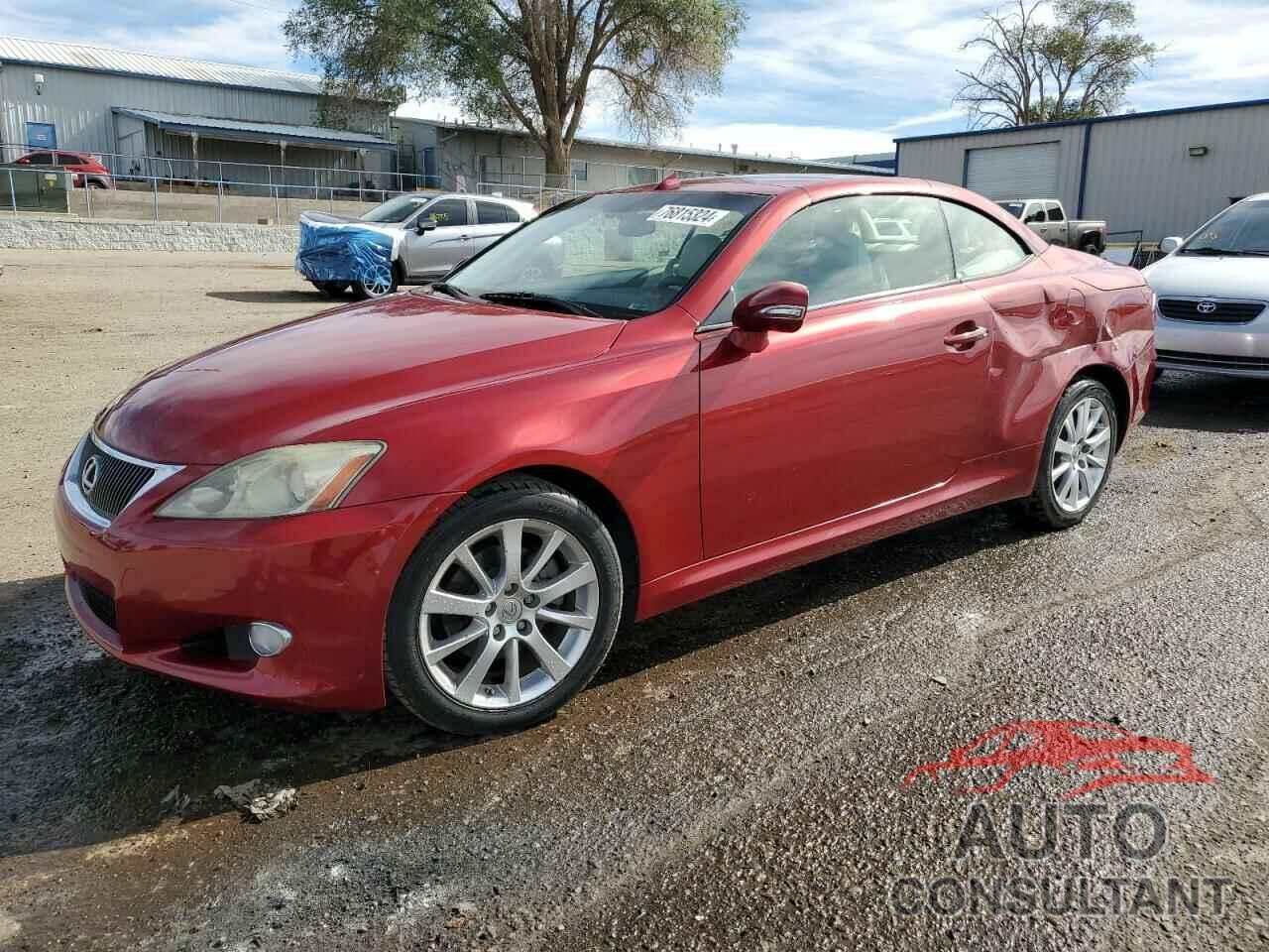 LEXUS IS 2010 - JTHFF2C25A2508485