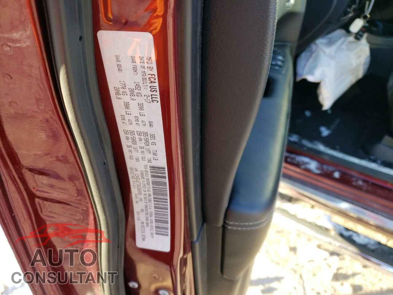 DODGE DURANGO 2017 - 1C4SDJET3HC820301