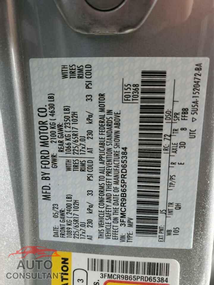 FORD BRONCO 2023 - 3FMCR9B65PRD65384