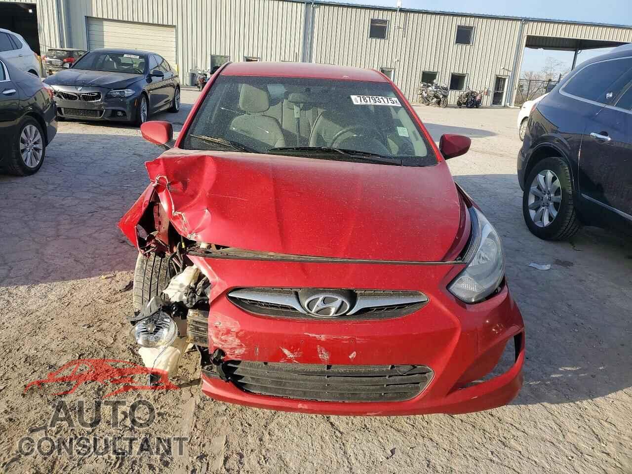 HYUNDAI ACCENT 2012 - KMHCU4AE1CU247510