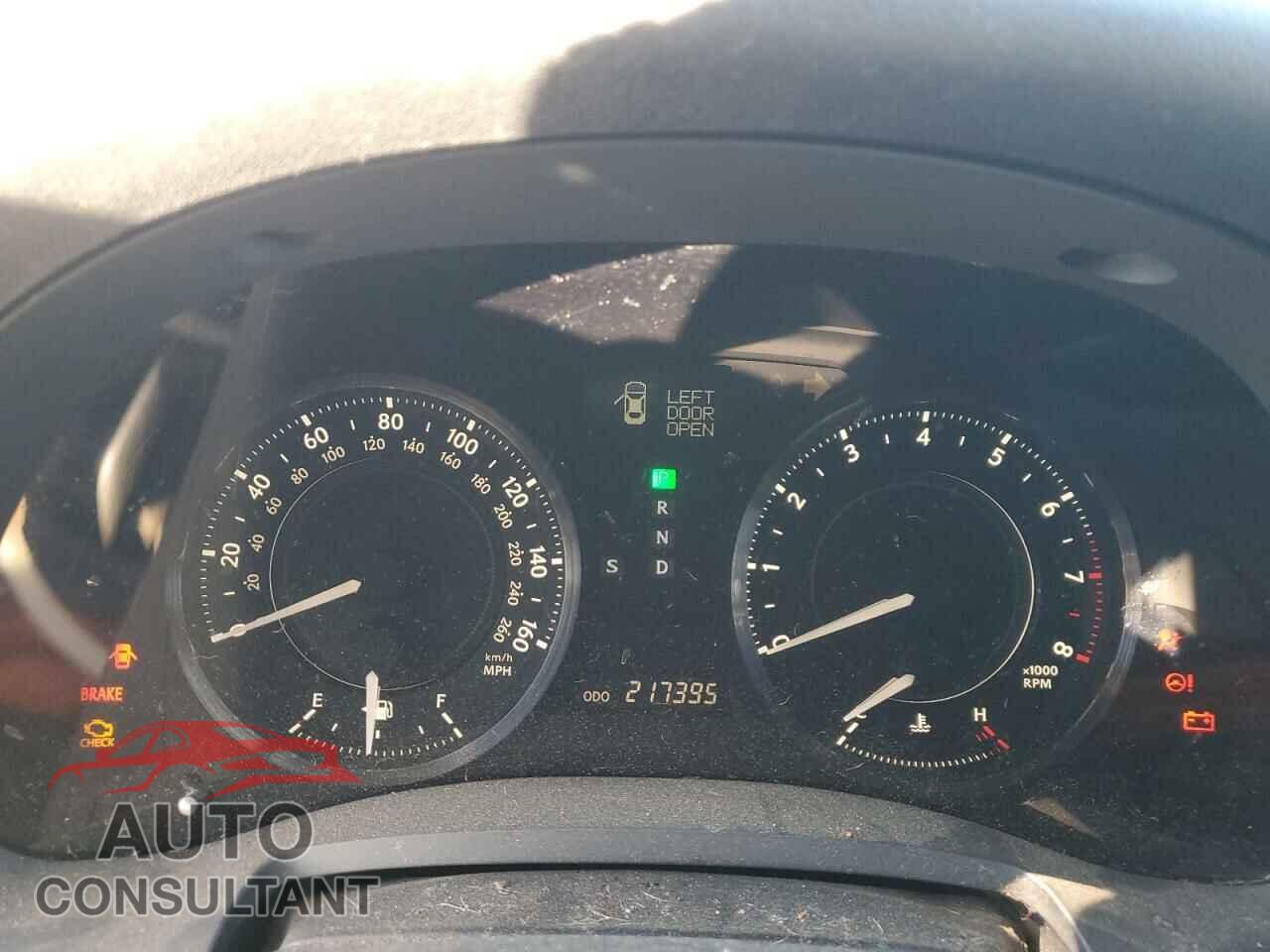 LEXUS IS 2010 - JTHFF2C23A2502247