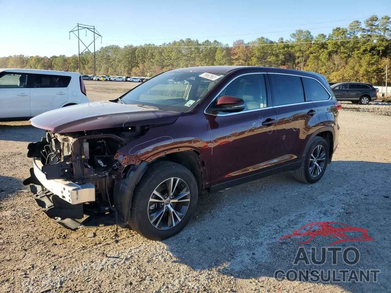 TOYOTA HIGHLANDER 2019 - 5TDZARFH2KS060285