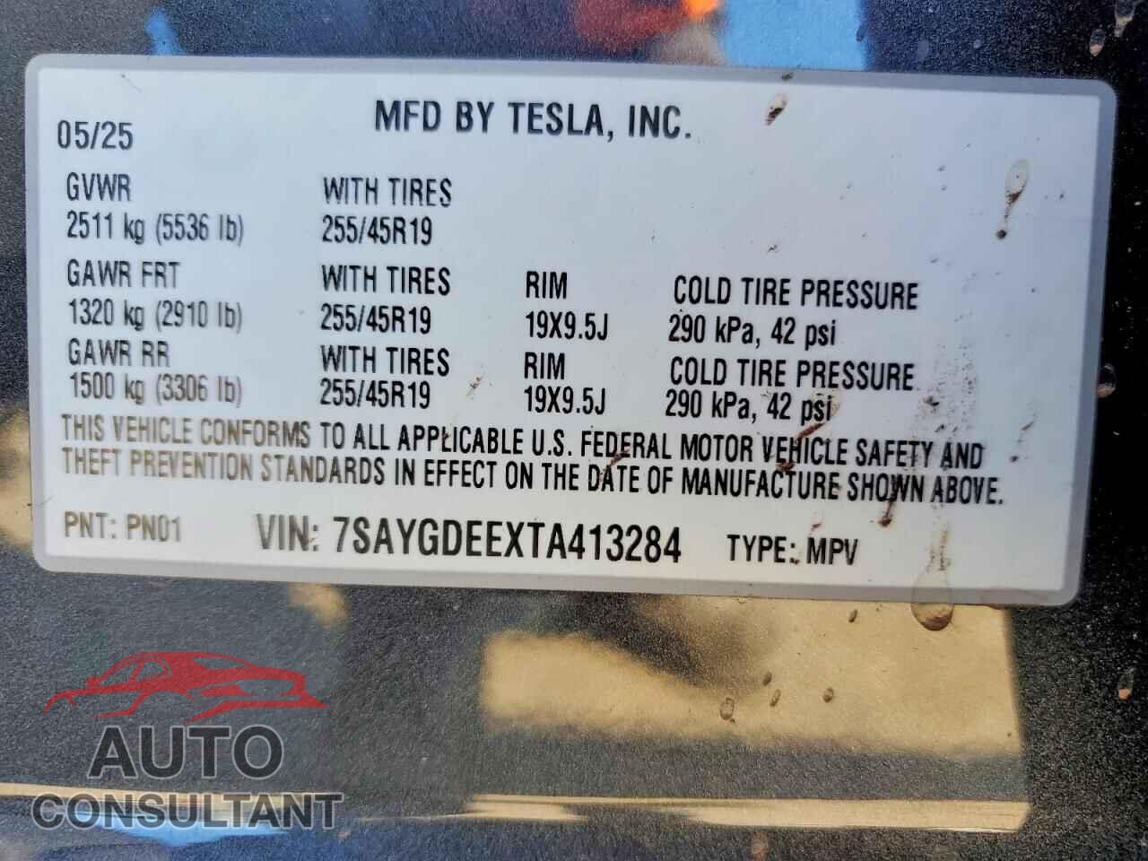 TESLA MODEL Y 2026 - 7SAYGDEEXTA413284
