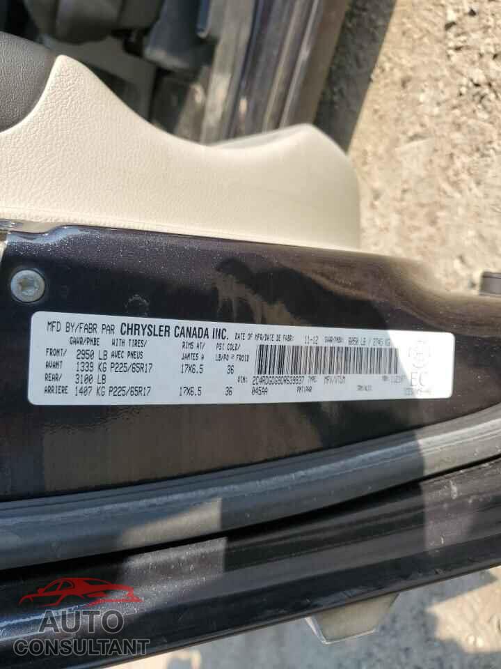 DODGE CARAVAN 2013 - 2C4RDGDG9DR639937