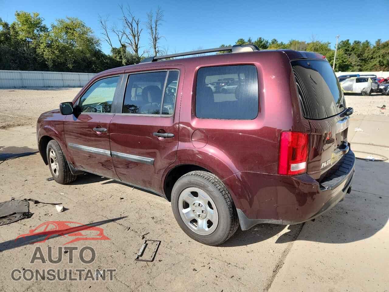 HONDA PILOT 2013 - 5FNYF4H23DB064877