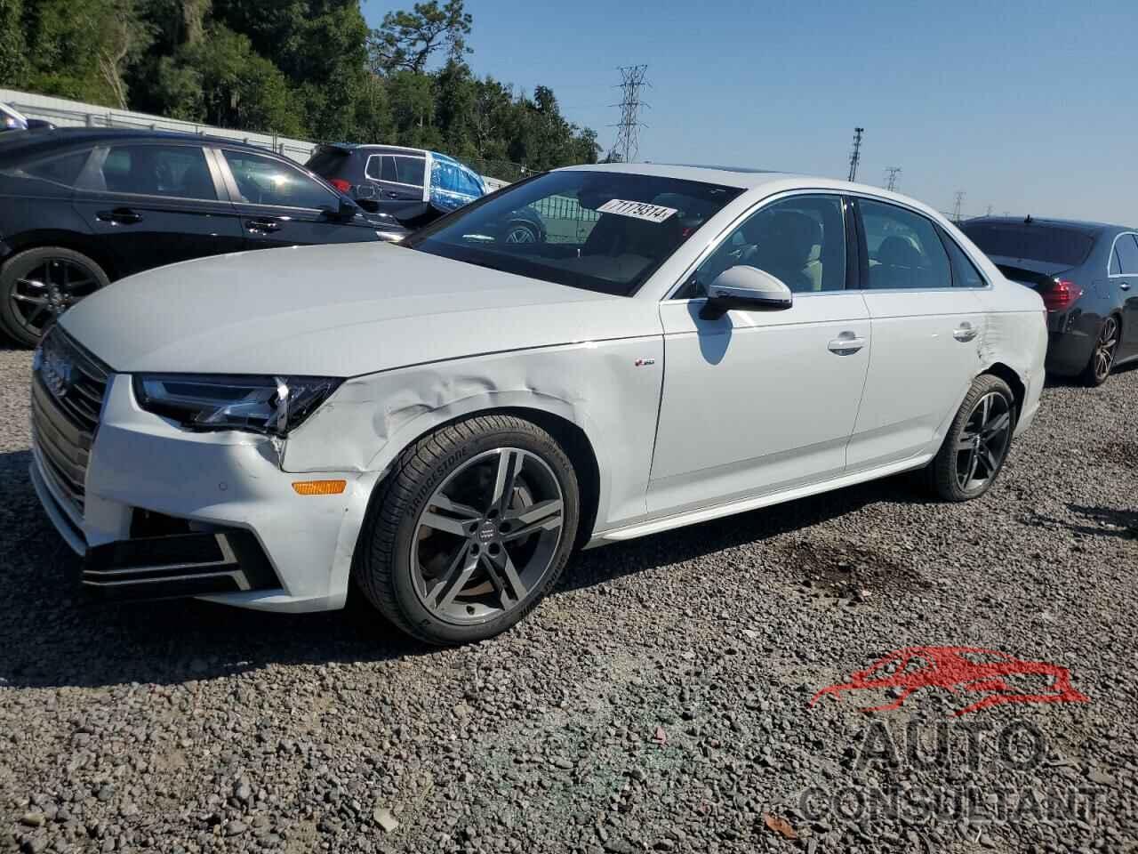 AUDI A4 2017 - WAUENAF48HN037414