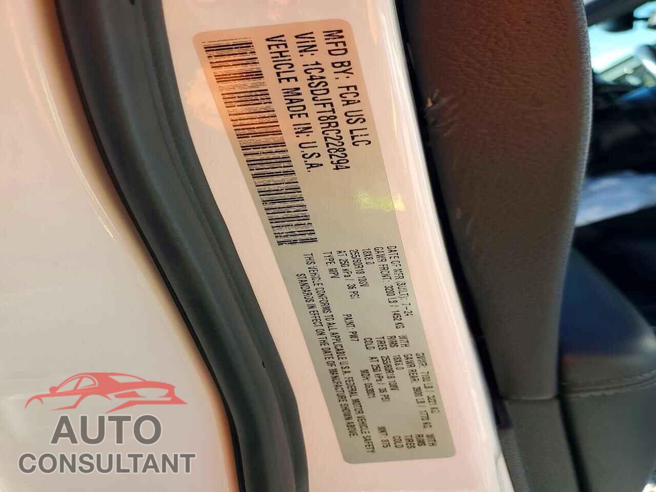DODGE DURANGO 2024 - 1C4SDJFT8RC228294