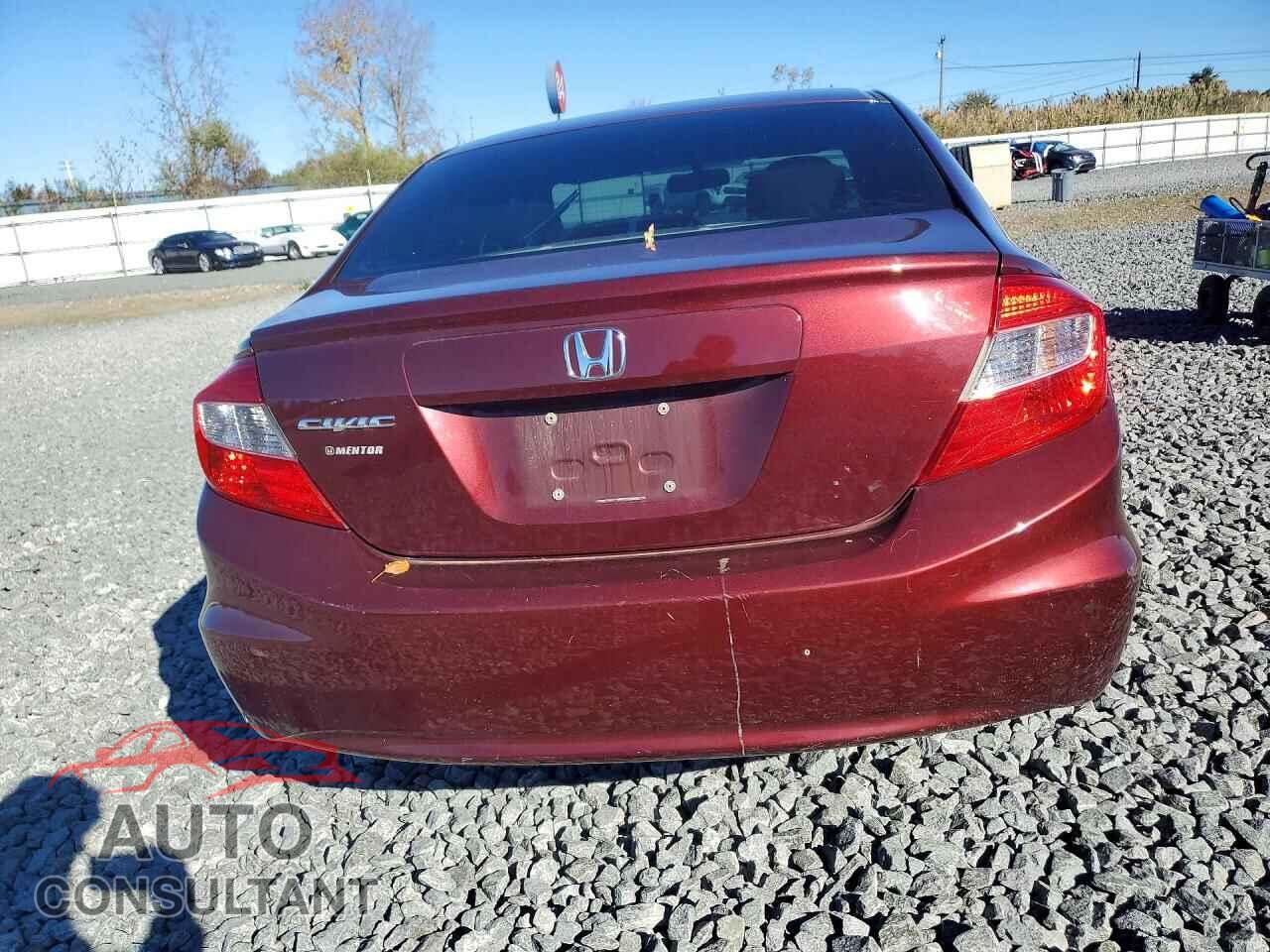 HONDA CIVIC 2012 - 19XFB2F55CE095587