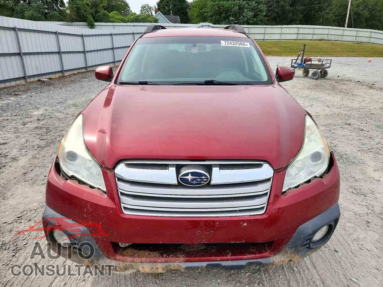 SUBARU OUTBACK 2013 - 4S4BRCCC1D3317372