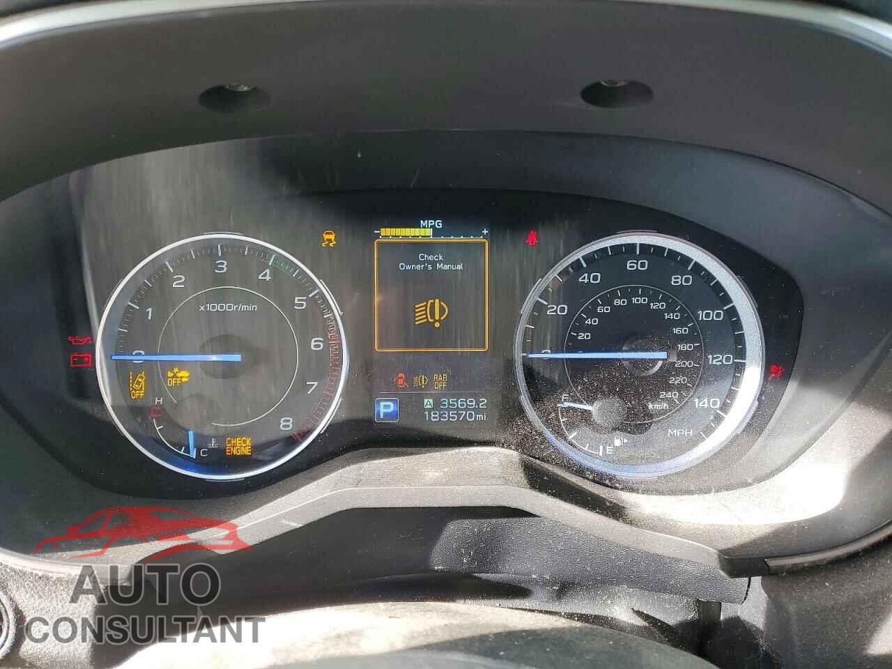 SUBARU ASCENT 2019 - 4S4WMAPD9K3455567
