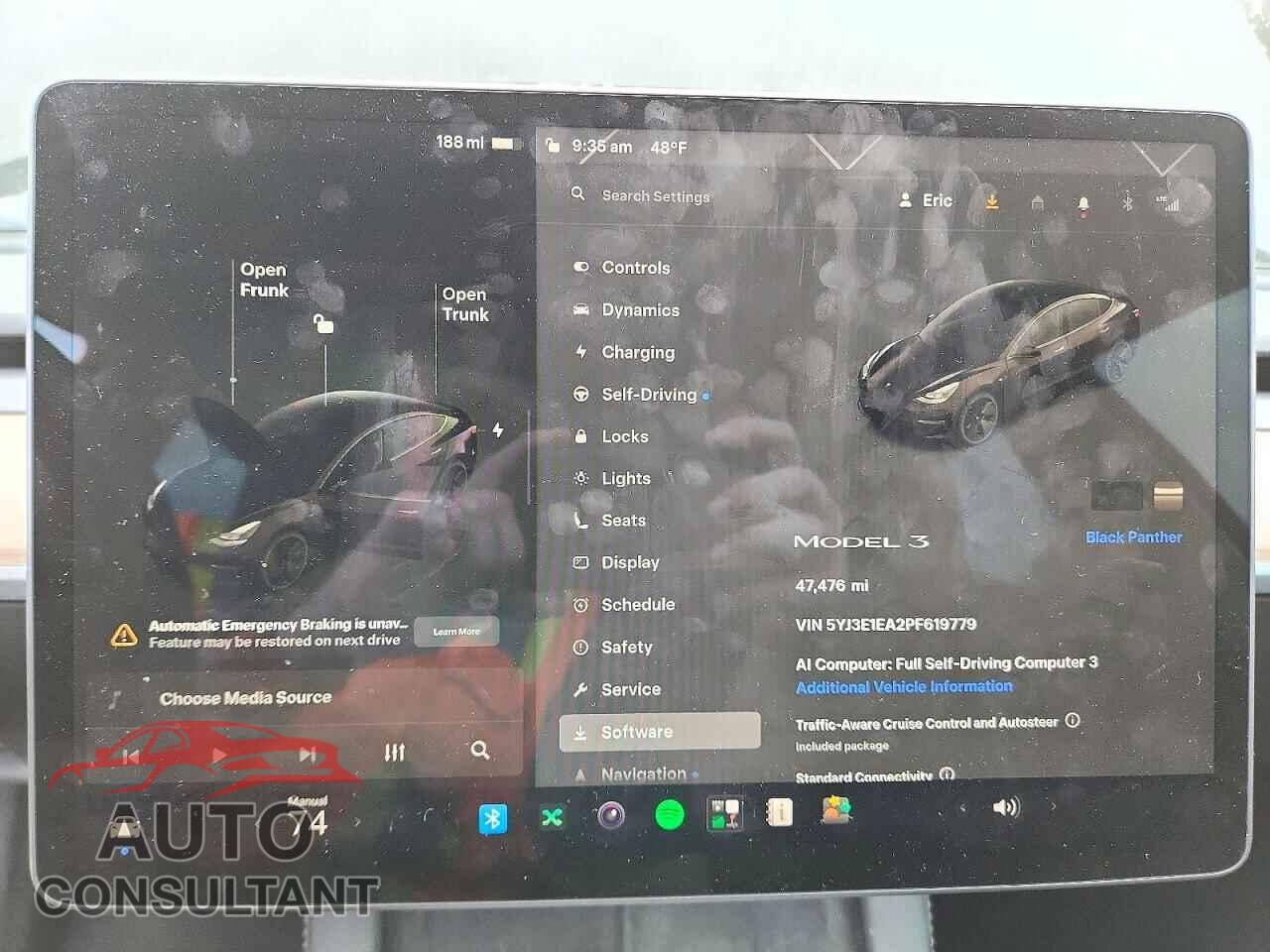 TESLA MODEL 3 2023 - 5YJ3E1EA2PF619779