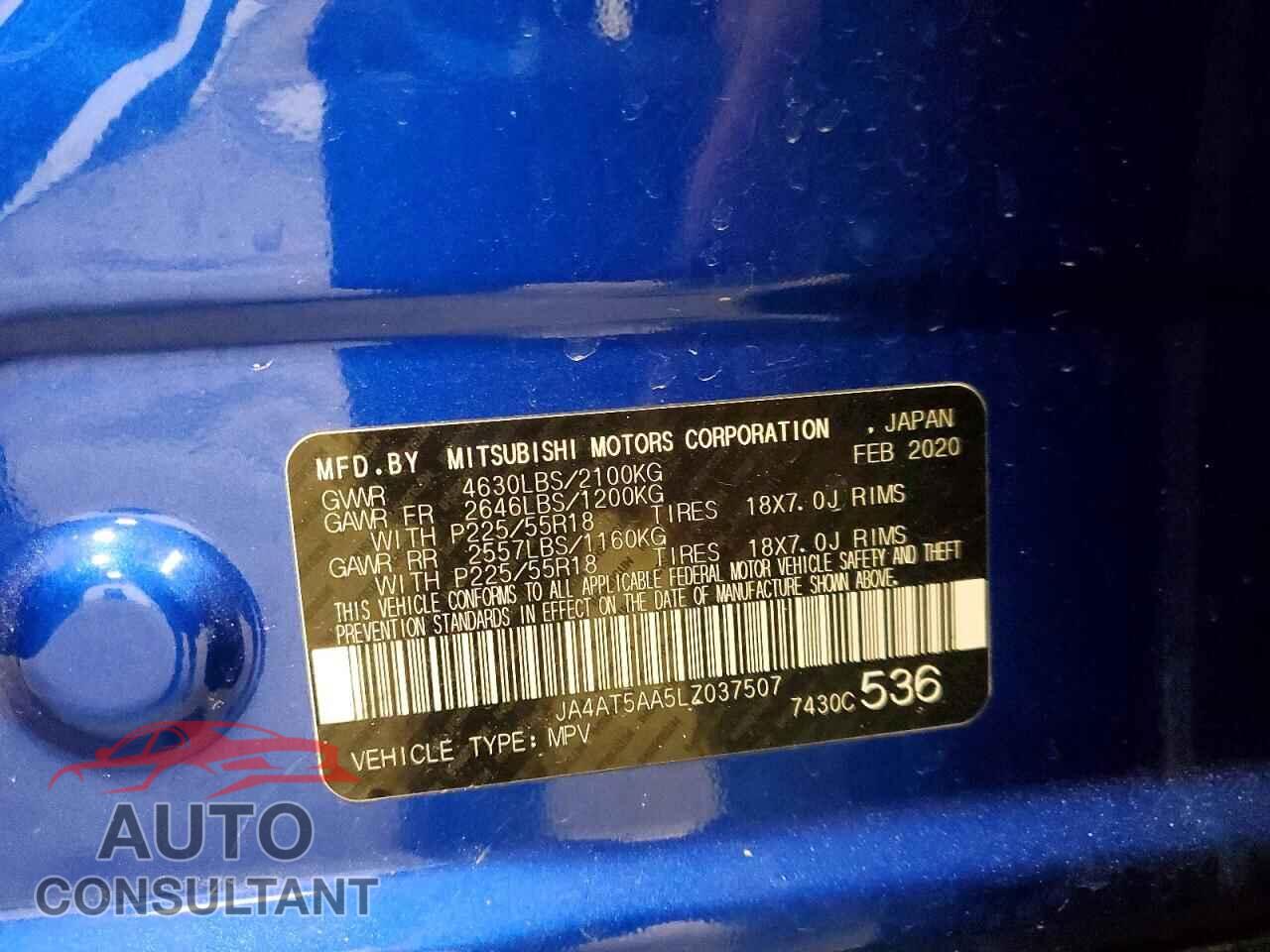 MITSUBISHI ECLIPSE 2020 - JA4AT5AA5LZ037507