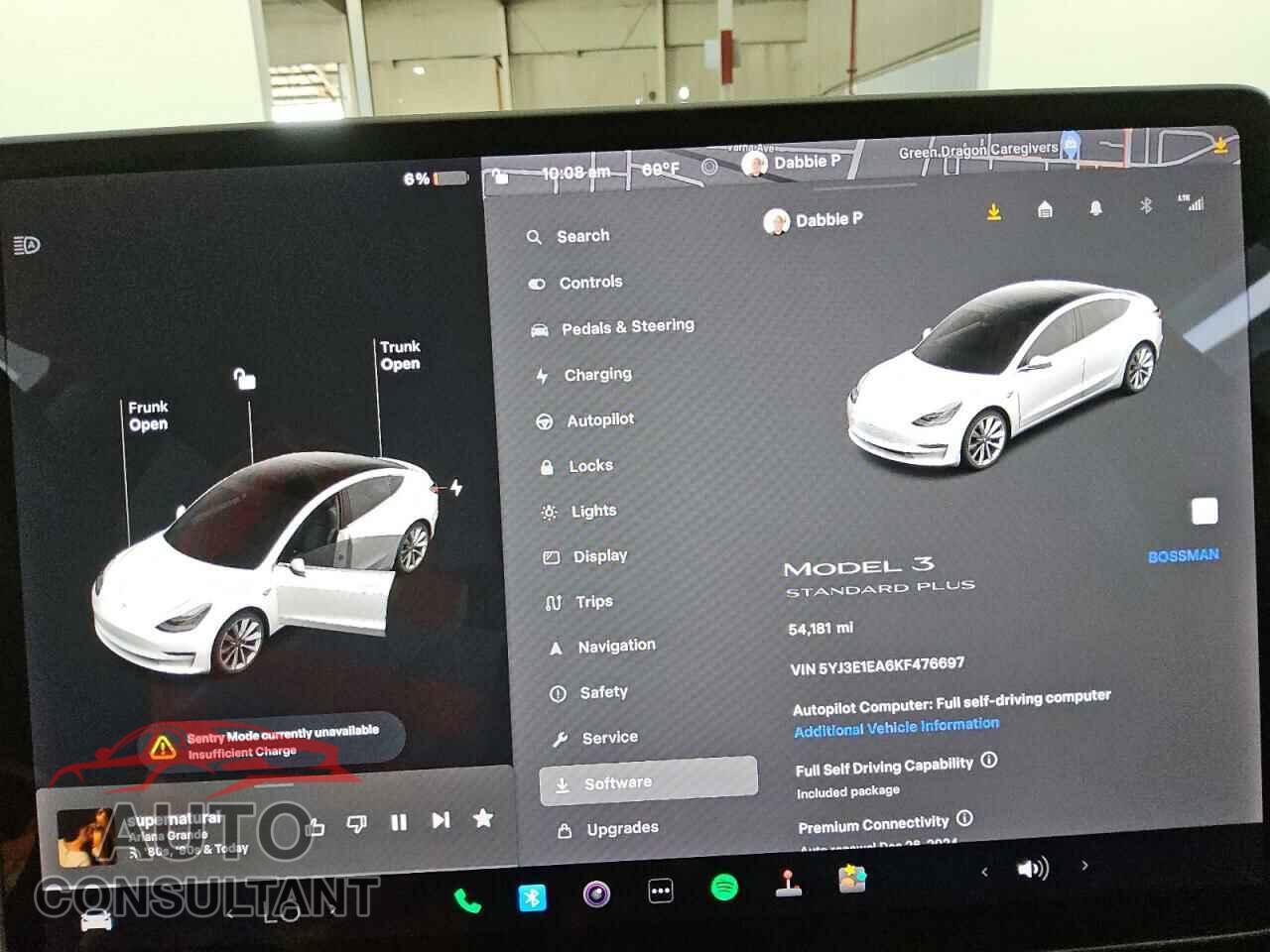 TESLA MODEL 3 2019 - 5YJ3E1EA6KF476697