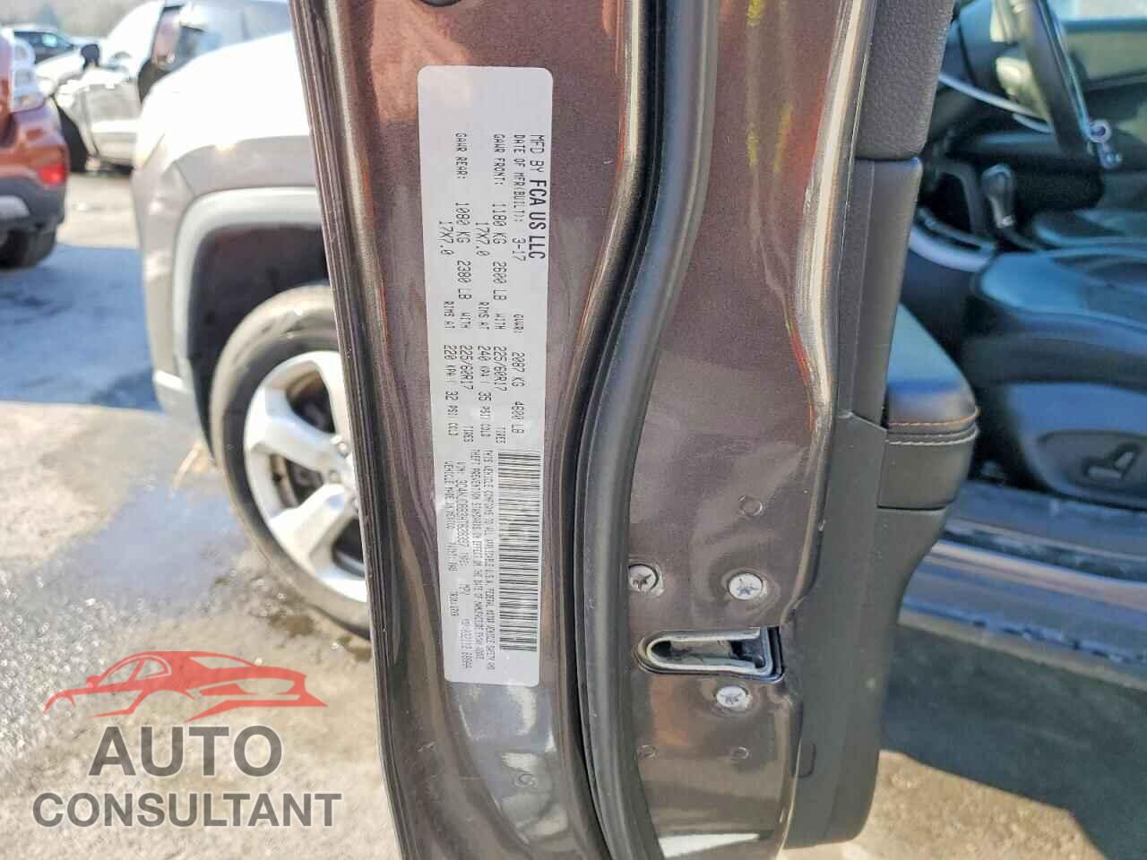 JEEP COMPASS 2017 - 3C4NJDBB3HT628397